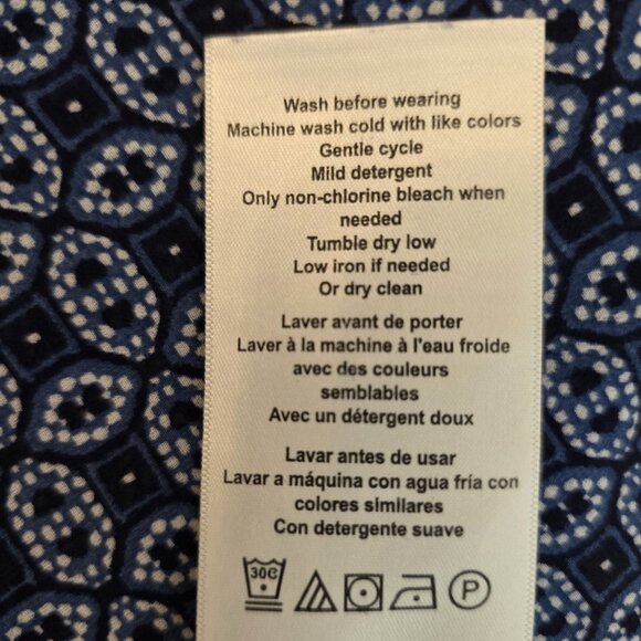 🔴 Jessica Simpson Maternity Top Womens 1X Blue Red Floral Asymmetrical Tunic - Picture 10 of 13